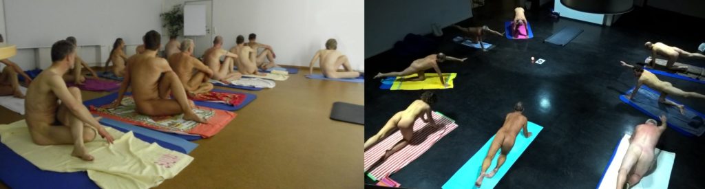 Sport yoga nackt Nackt sport